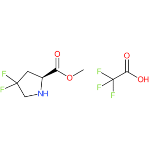 methyl (2S)-4,4-difluoropyrrolidine-2-carboxylate; trifluoroacetic acid