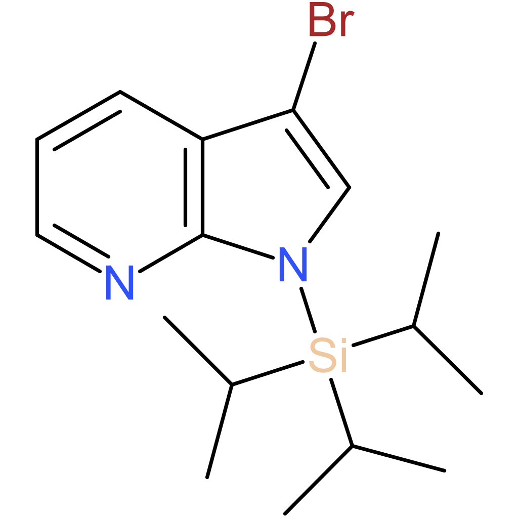 3?bromo?1?[tris(propan?2?yl)silyl]?1H?pyrrolo[2,3? b]pyridine