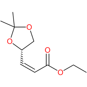 2-propenoic acid, 3-[(4s)-2,2-dimethyl-1,3-dioxolan-4-yl]-, ethyl ester, (2z)-