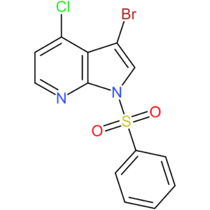 1-(benzenesulfonyl)-3-bromo-4-chloro-1H-pyrrolo[2,3-b]pyridine