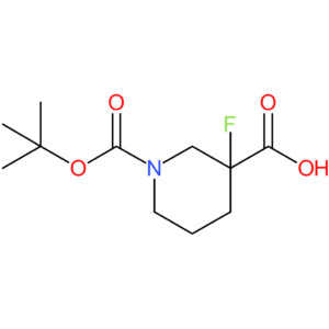 1-[(tert-butoxy)carbonyl]-3-fluoropiperidine-3-carboxylic acid