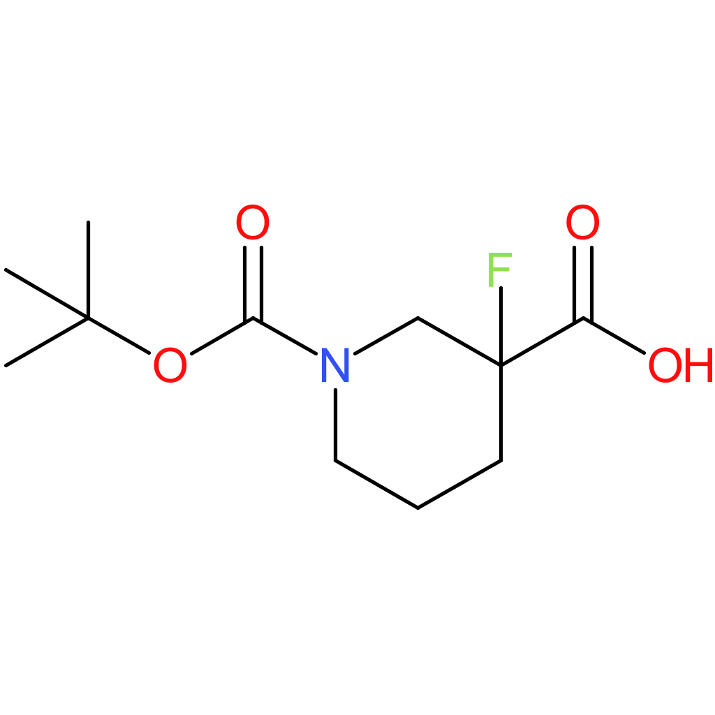 1-[(tert-butoxy)carbonyl]-3-fluoropiperidine-3-carboxylic acid