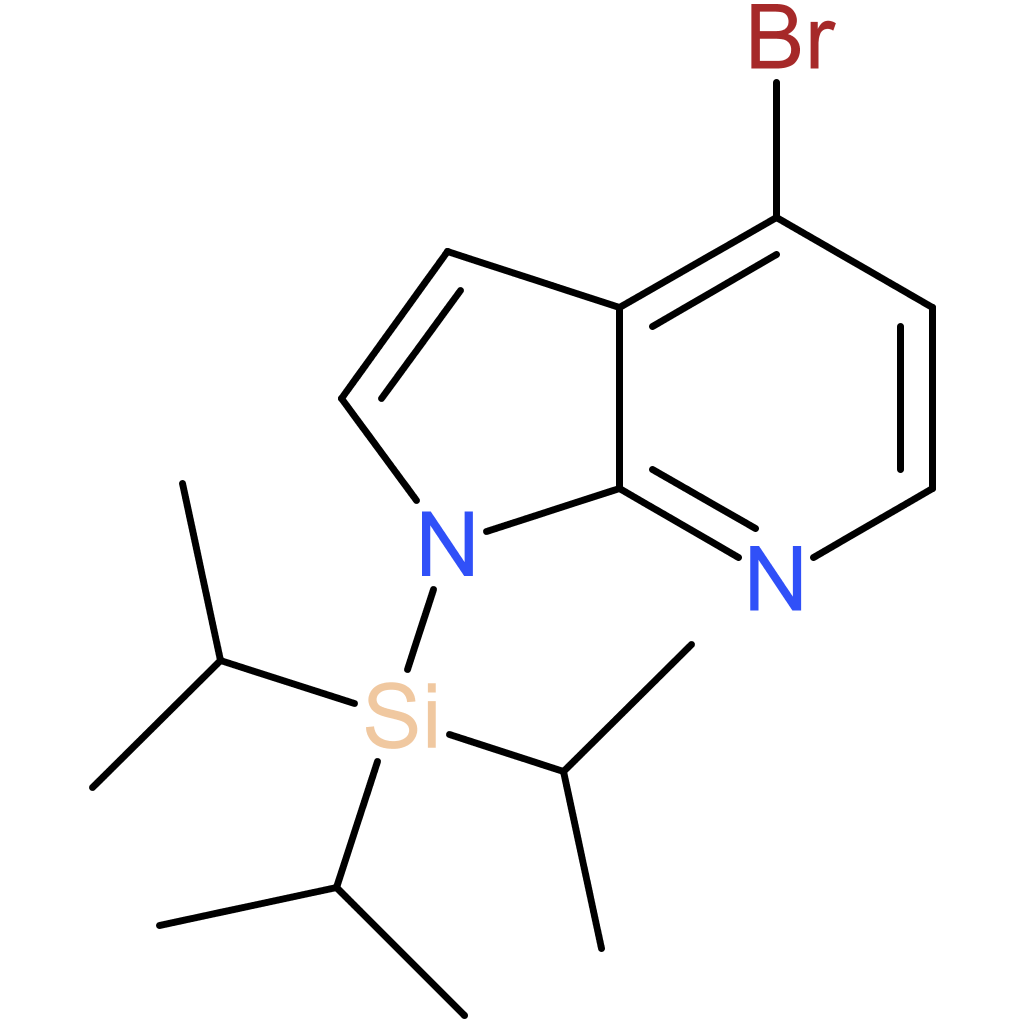 4-bromo-1-[tris(propan-2-yl)silyl]-1H-pyrrolo[2,3-b]pyridine