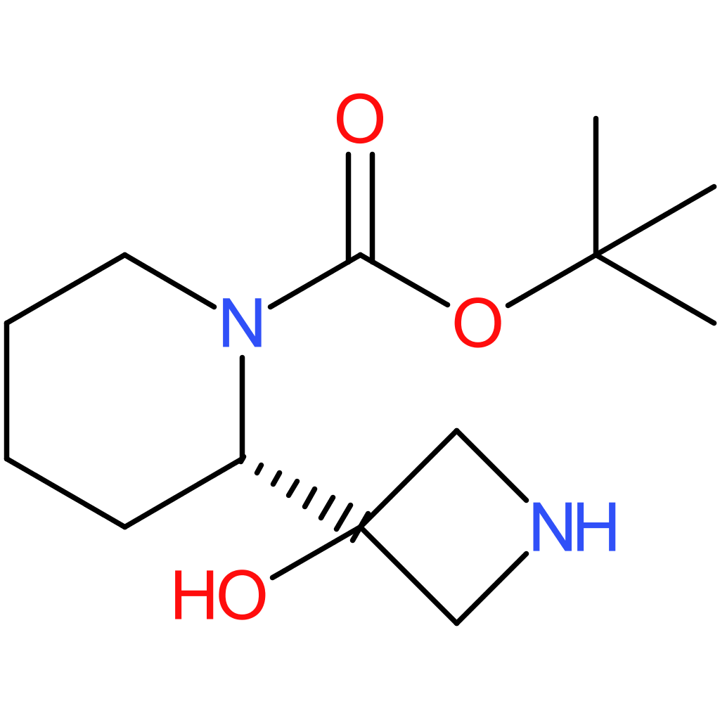 tert-butyl (2S)-2-(3-hydroxyazetidin-3-yl)piperidine-1-carboxylate