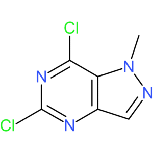 5,7-dichloro-1-methyl-1H-pyrazolo[4,3-d]pyrimidine