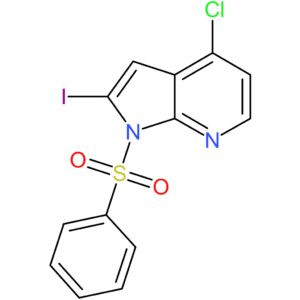 1-(benzenesulfonyl)-4-chloro-2-iodo-1H-pyrrolo[2,3-b]pyridine