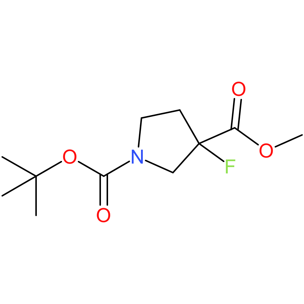 1-tert-butyl 3-methyl 3-fluoropyrrolidine-1,3-dicarboxylate