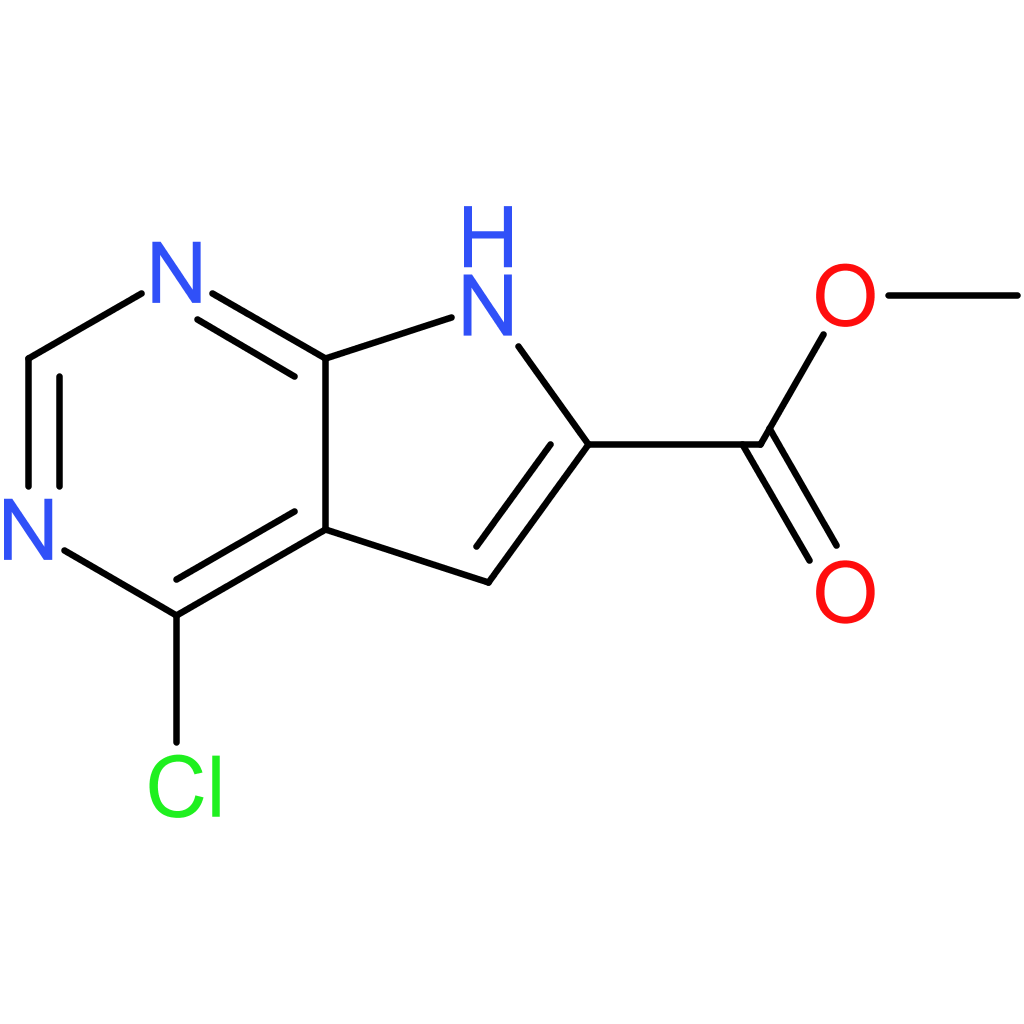 methyl 4-chloro-7H-pyrrolo[2,3-d]pyrimidine-6-carboxylate