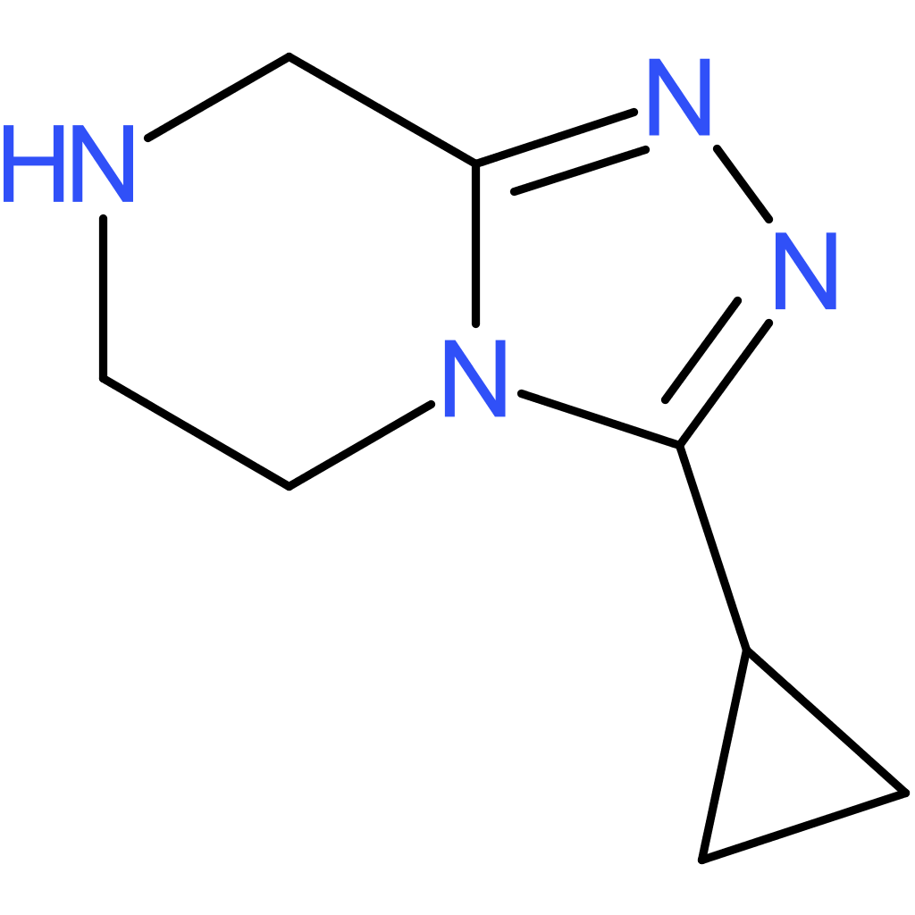 3-cyclopropyl-5H,6H,7H,8H-[1,2,4]triazolo[4,3-a]pyrazine