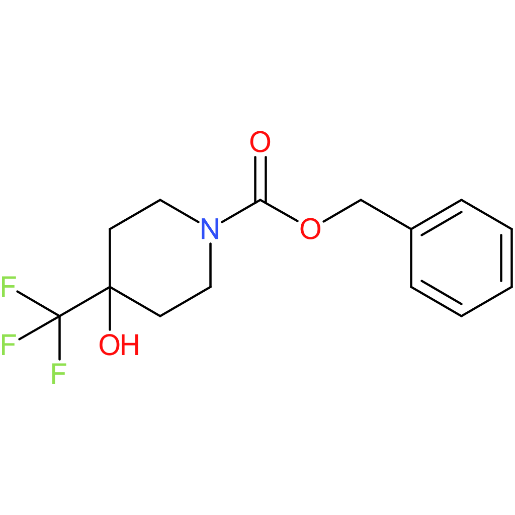 benzyl 4-hydroxy-4-(trifluoromethyl)piperidine-1-carboxylate