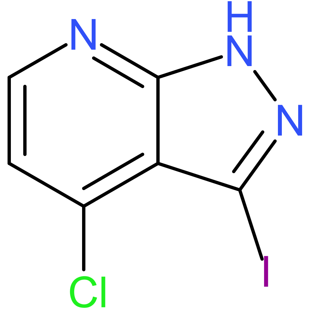 4-chloro-3-iodo-1H-pyrazolo[3,4-b]pyridine