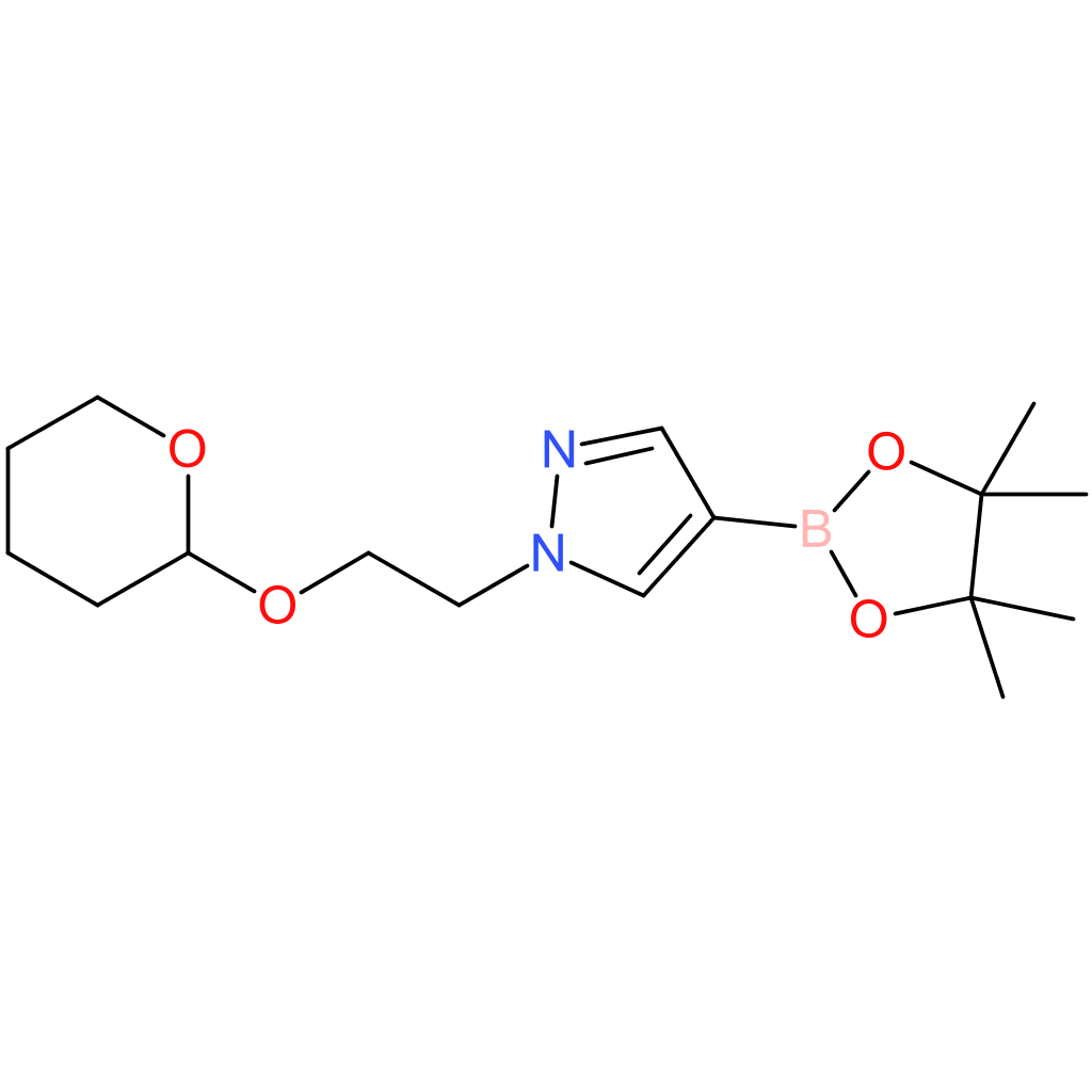 1-[2-(oxan-2-yloxy)ethyl]-4-(tetramethyl-1,3,2-dioxaborolan-2-yl)-1H-pyrazole
