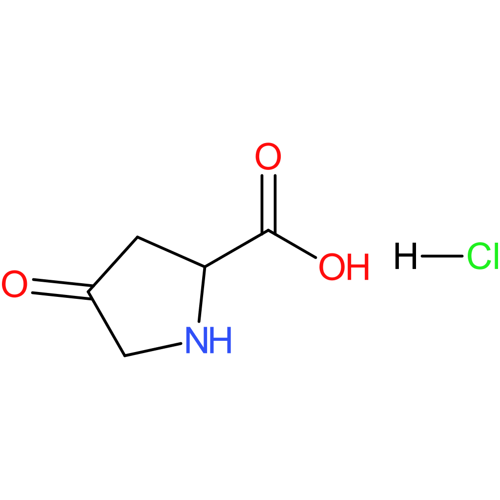 4-oxopyrrolidine-2-carboxylic acid hydrochloride