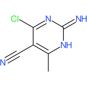 2-amino-4-chloro-6-methylpyrimidine-5-carbonitrile
