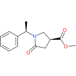 methyl (3s)-5-oxo-1-[(1r)-1-phenylethyl]pyrrolidine-3-carboxylate